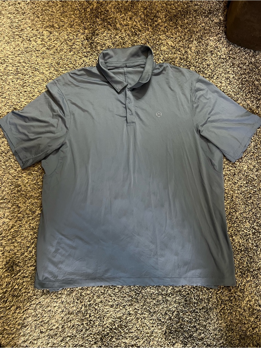 lululemon athletica Men’s light Blue Polo Shirt